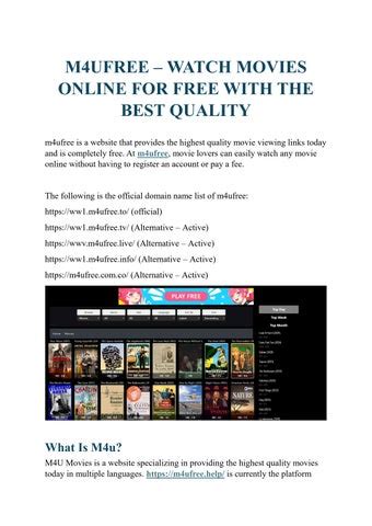 m4ufree the interview